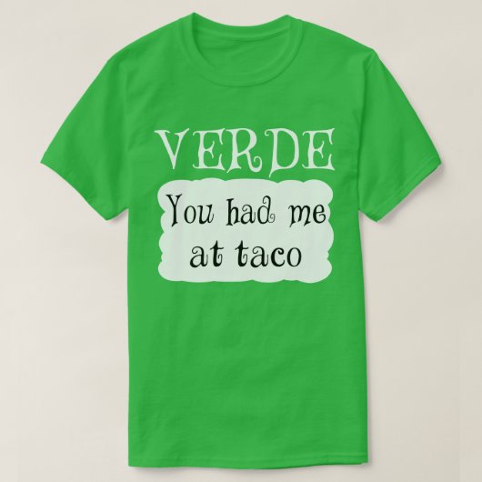 T-shirt costume d'Halloween Sauce verde (Design devant)