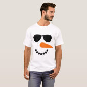T-shirt Costume d'Halloween Snowman (Devant entier)