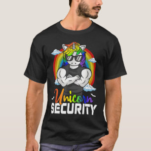 T-shirt Costume d'Halloween Unicorne Sécurité Famille Corr