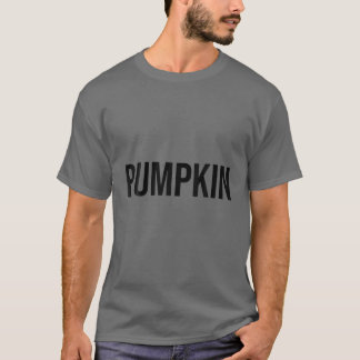 T-shirt Costume d'Halloween Word citrouille