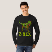 T-shirt Costume d'Halloween Zombie Rex Zombiesaurus Z Rex  (Devant entier)
