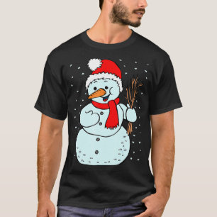T-shirt Costume d'hiver Snowman Snowwomen Snowperson