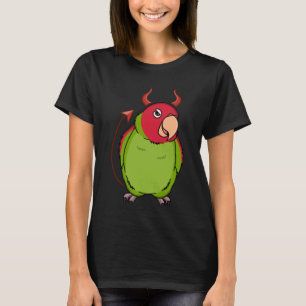 T-shirt Costume diabolique effrayant Parrot I Cerise à la