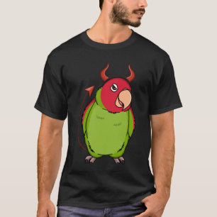 T-shirt Costume diabolique effrayant Parrot I Cerise à la