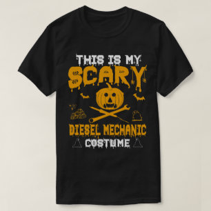 T-shirt Costume diesel Halloween 2019 de mécanicien
