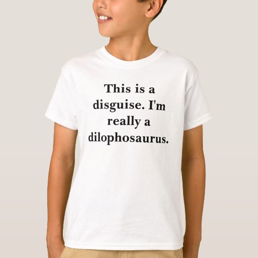 T-shirt Costume Dilophosaurus (Devant)