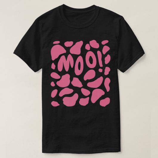T-shirt Costume d'impression de fraise de vache Funny mign (Design devant)