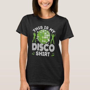 T-shirt Costume Disco Hommes Femmes, 80s & les années 70 V