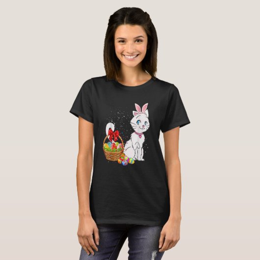T-shirt Costume d'oeufs de lapin Hommes Femmes Enfants Cut (Devant entier)