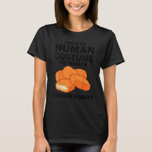 T-shirt Costume Drôle Poulet Nugget Pour Enfants Mode Nugg