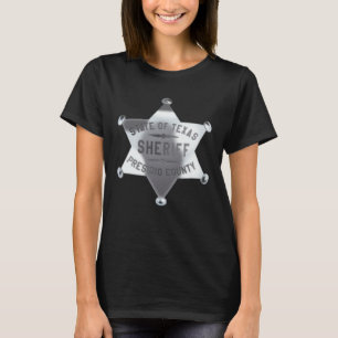 T-shirt Costume d'uniforme de shérif du Texas