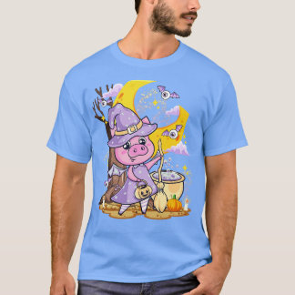 T-shirt Costume enfant cochon mignon d'Halloween