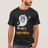 T-shirt Costume Fantôme Joli Hey Boo Tiful Pour Halloween (Devant)