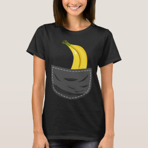 T-shirt Costume Graphique Banane Dans La Poche Fruit Végét