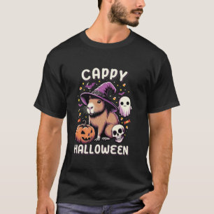 T-shirt Costume Halloween Cappy Citrouille Funny Capybara
