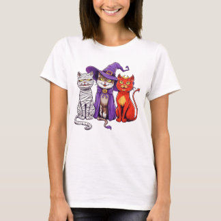 T-shirt Costume Halloween Chat Éffrayante saison Amoureux 