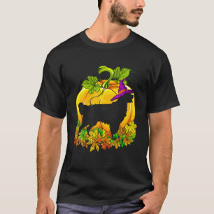 T-shirt Costume Halloween Funny Golden Retriever sorcier C