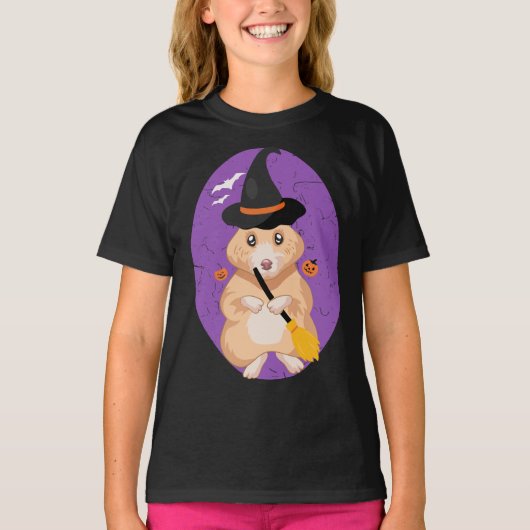 T-shirt Costume Halloween Hamster (Devant)