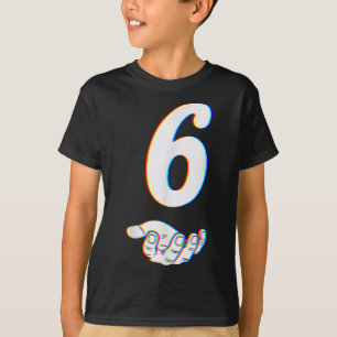 T-shirt Costume Halloween Hommes Numéro 6 Correspondant 67