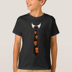 T-shirt Costume Halloween Necktie Skeleton Halloween