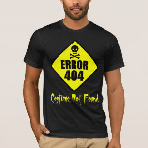 T-shirt Costume Halloween non trouvé des erreurs 404