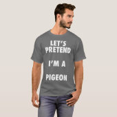T-shirt Costume Halloween Pigeon Faisons semblant que je s (Devant entier)