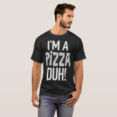T-shirt Costume Halloween PiZZA Lazy Easy, je suis un PiZA (Devant entier)