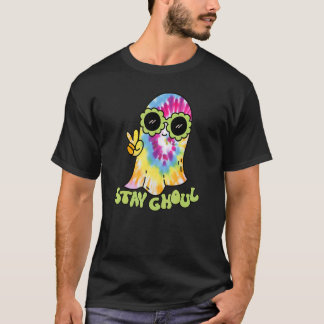 T-shirt Costume Halloween Super Fantôme Stay Ghoul Tie Dye
