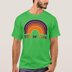 T-shirt Costume Halloween Vintage Retro Trick or Treat
