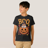 T-shirt Costume Hamster Sur Hamster Citrouille Halloween (Devant entier)