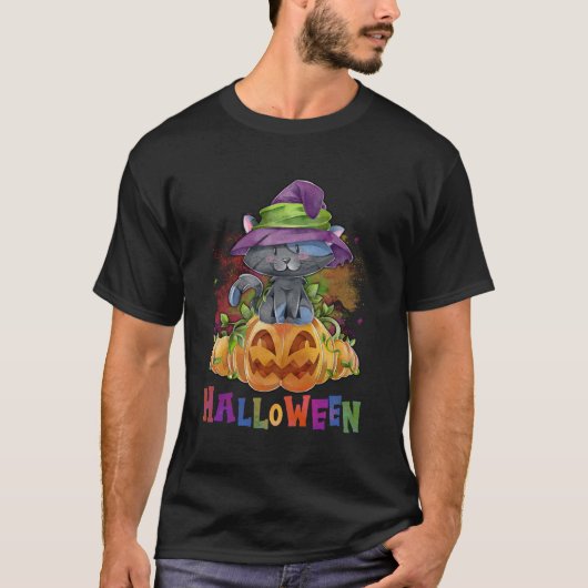 T-shirt costume happy-halloween (Devant)