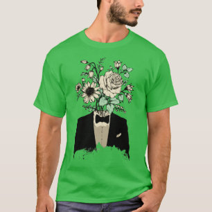 T-shirt Costume homme floral