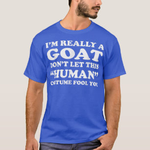 T-shirt Costume humain de chèvre vraiment paresseux Hallow