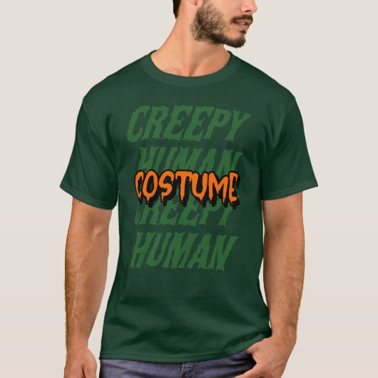 T-shirt Costume humain déplaisant (Devant)