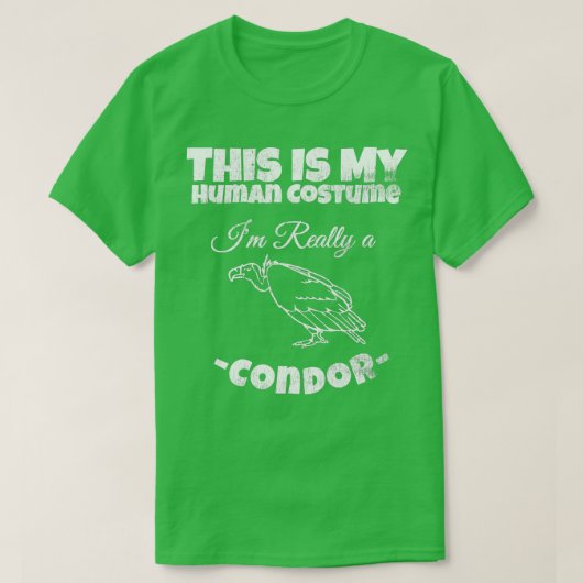 T-shirt Costume humain d'Oiseau Condor Tete mignon Noël Co (Design devant)