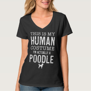 T-shirt Costume Humain Je Suis Vraiment Un Poodé