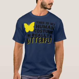 T-shirt costume humain papillon