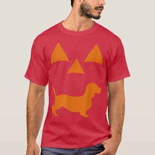 T-shirt Costume Jackolantern Citrouille Halloween Dachshun