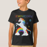 T-shirt Costume juif de Jewnicorn Chanukah Hanoukka<br><div class="desc">Jewnicorn juive Unicorn Chanukah Hanoukka Costume cadeau</div>