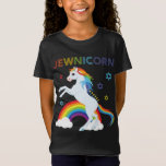 T-Shirt Costume juif de Jewnicorn Chanukah Hanoukka<br><div class="desc">Jewnicorn juive Unicorn Chanukah Hanoukka Costume cadeau</div>