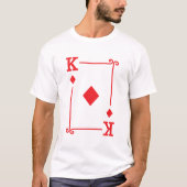 T-shirt Costume King Diamonds Card Cartes de jeu King (Devant)