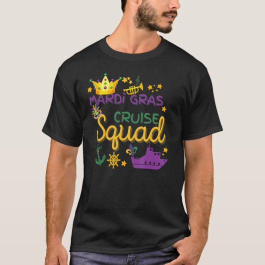 T-shirt Costume Mardi Gras Laissez Les Shenanigans Commenc (Devant)