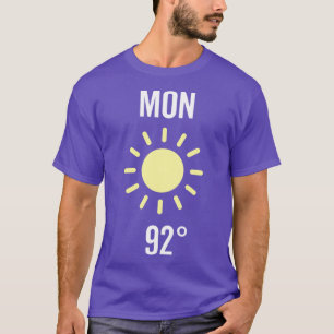 T-shirt Costume météo du lundi