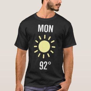 T-shirt Costume météo du lundi
