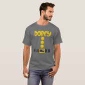 T-shirt Costume nain Dopey Halloween (Devant entier)
