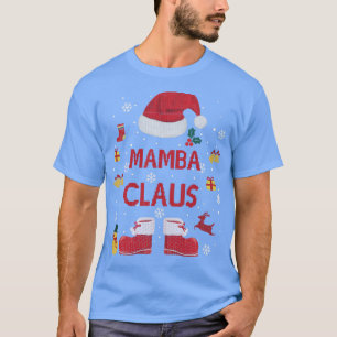 T-shirt Costume Père Noël amusant Mamba Claus Xmas Pyjama 