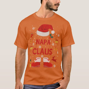 T-shirt Costume Père Noël amusant Napa Claus Xmas Pyjama T