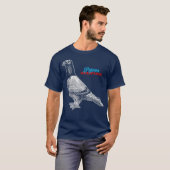 T-shirt Costume Pigeon Pigeon Racing Love Pigeons (Devant entier)