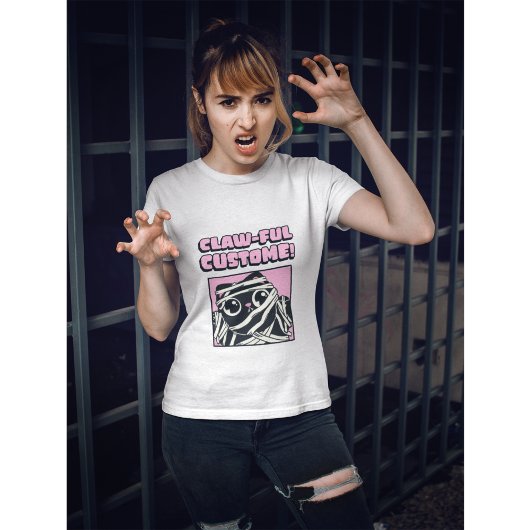 T-shirt Costume plein de griffe drôle Halloween