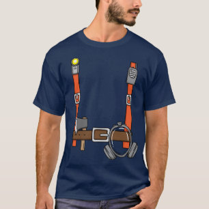 T-shirt Costume pompier drôle Halloween garçons pompier